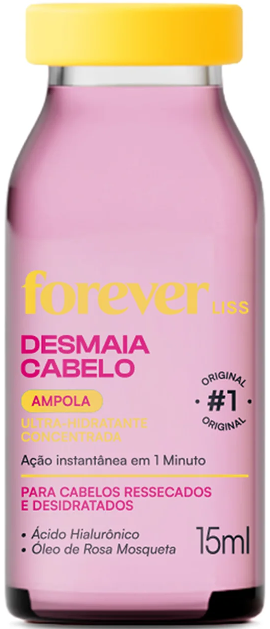 Ampola Hidratante Desmaia Cabelo Forever Liss 15ml