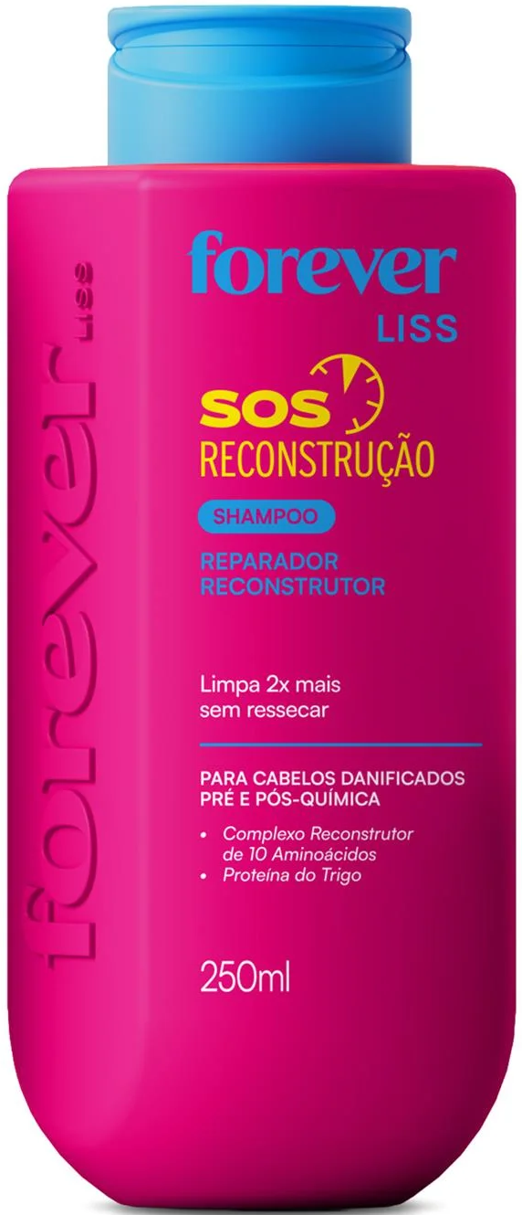 Shampoo Reparador SOS Reconstrução 250ml