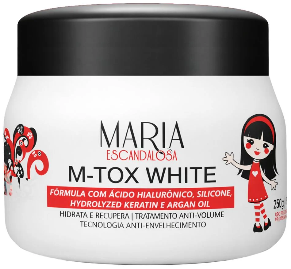 Máscara Capilar Mtox White Maria Escandalosa 250g