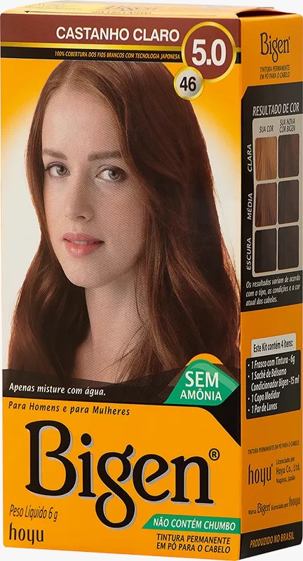 TINT BIGEN 46 CASTANHO CLARO 5.0