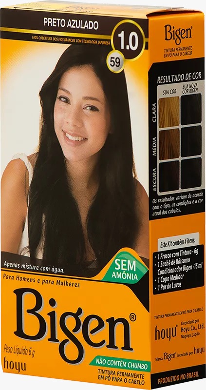 TINT BIGEN 59 PRETO AZULADO 1.0