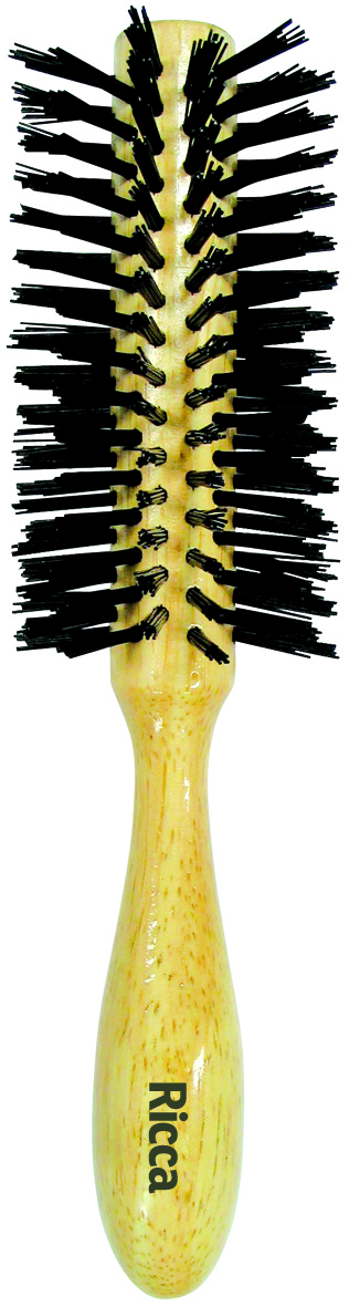 Escova Ricca Nylon Meia Lua de Madeira 415