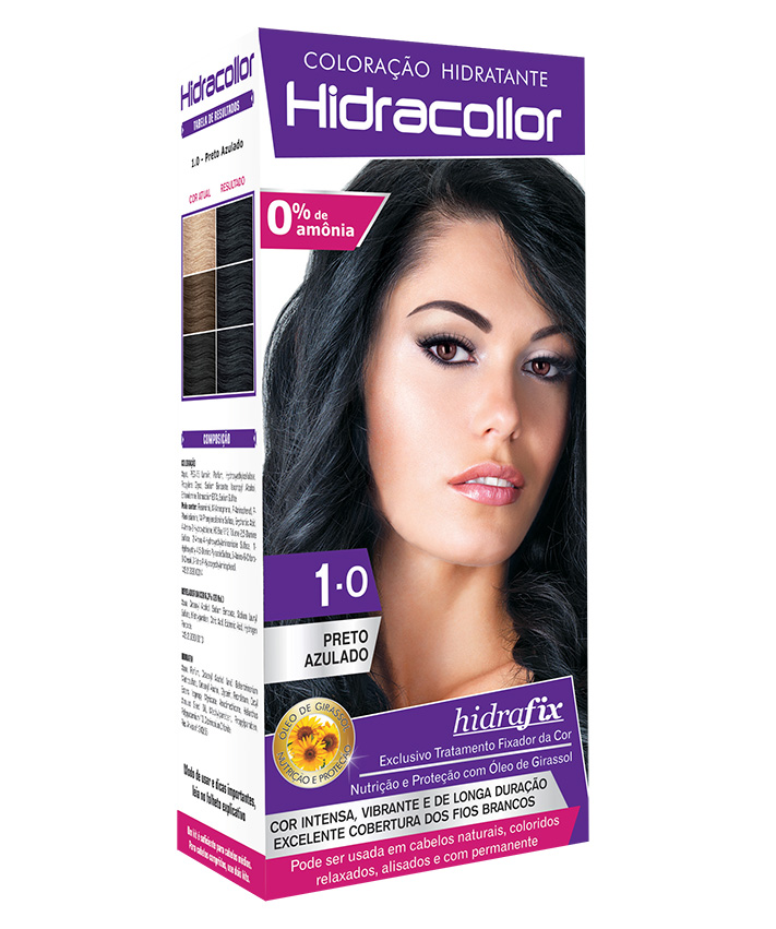 HIDRACOLLOR KIT PRETO AZULADO 1.0       