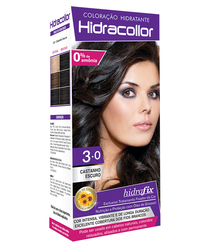 HIDRACOLLOR KIT CASTANHO ESCURO 3.0     
