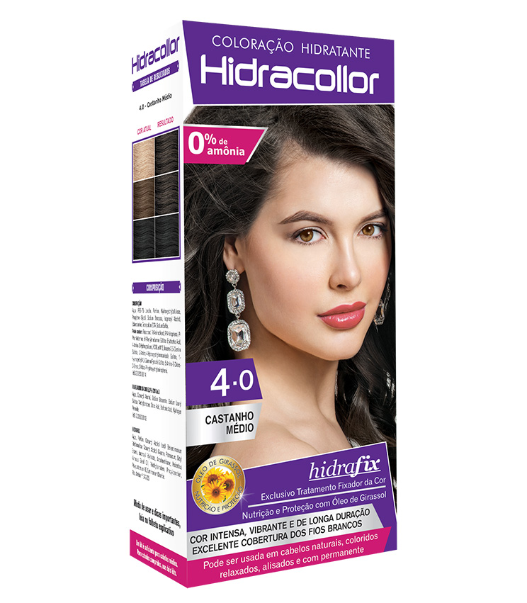 HIDRACOLLOR KIT CASTANHO MÉDIO 4.0      