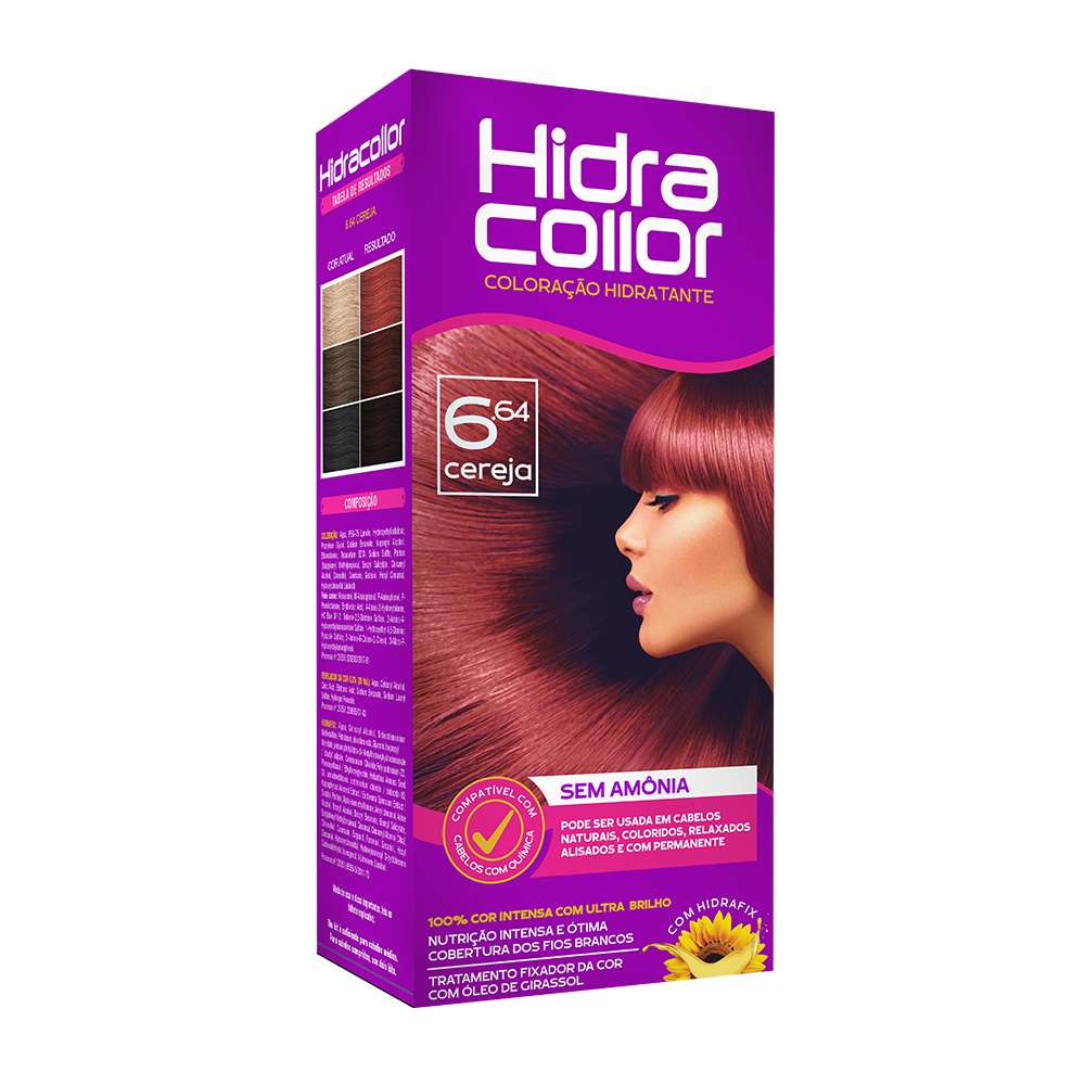 Coloração Hidracollor Cereja 6.64             