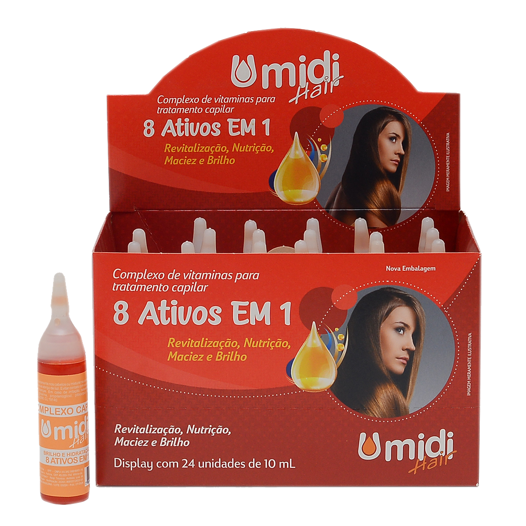 VIT U.HAIR 8X1 10ML C/24