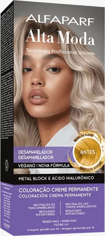 COLORAÇÃO ALFAPARF ALTA MODA DESAMARELADOR 150G