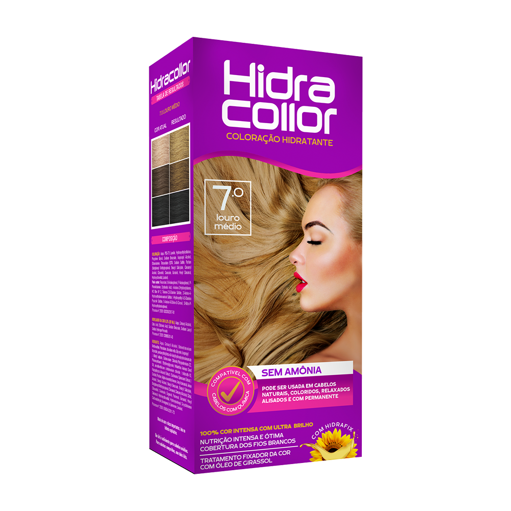 Coloração Hidracollor Louro Médio 7.0