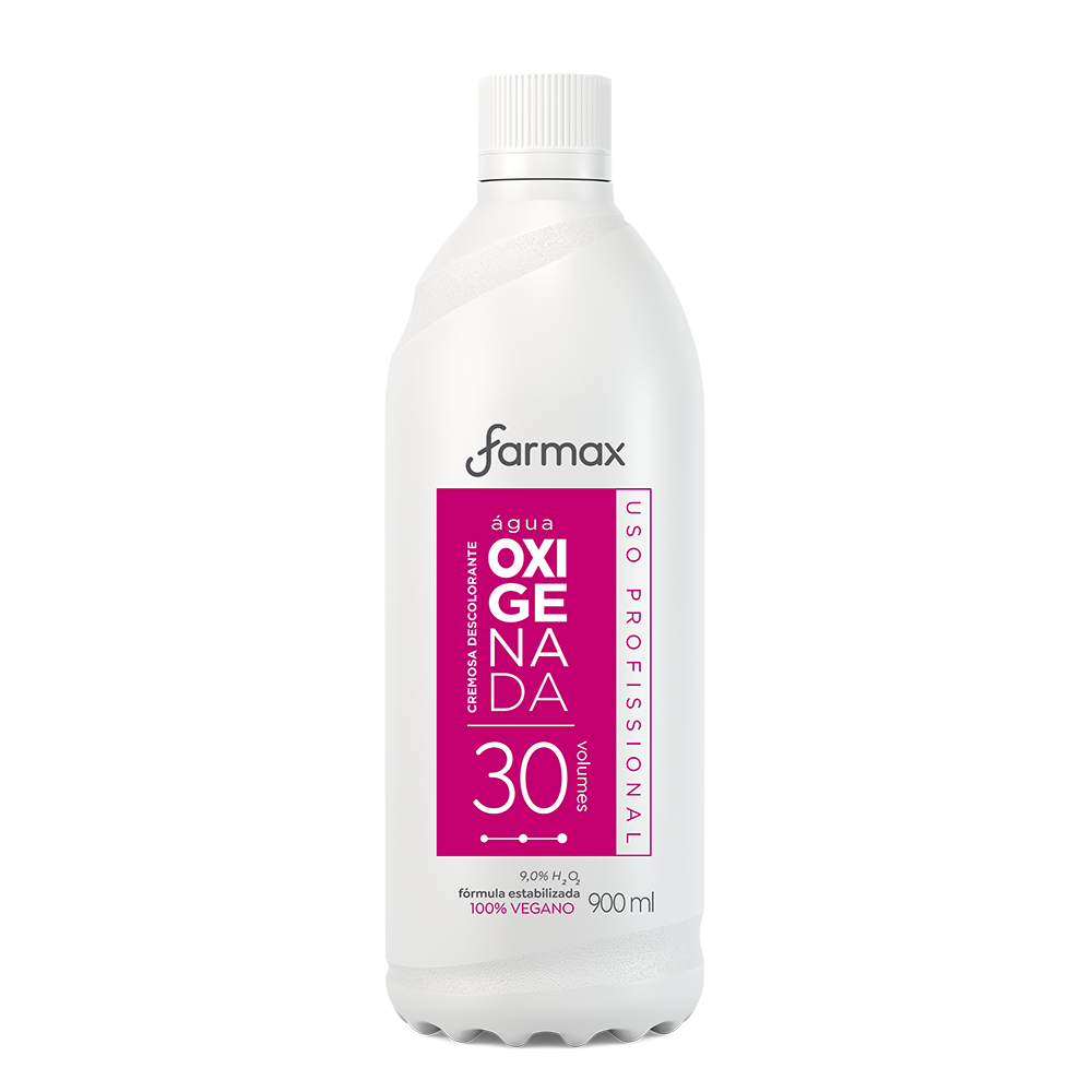 AGUA  OXIGENADA  CREMOSA  30V DESCOLORANTE  FARMAX 900ML
