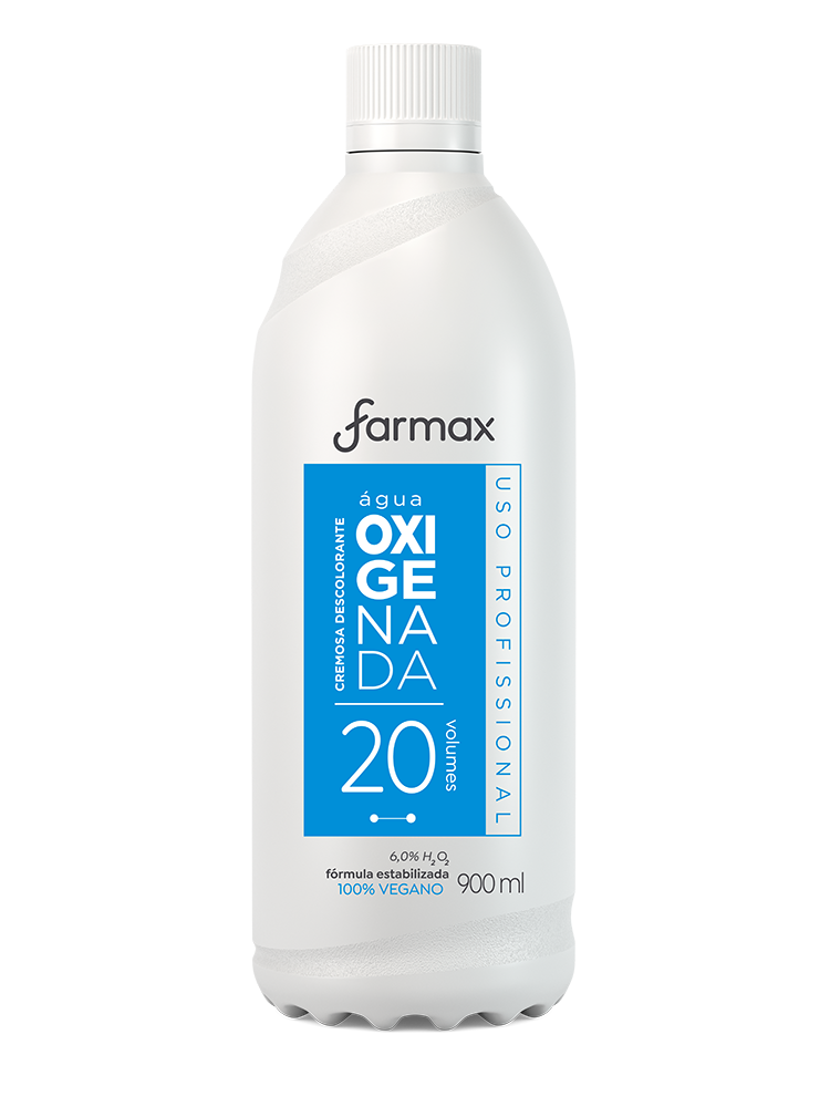 AGUA  OXIGENADA  CREMOSA  20V DESCOLORANTE  FARMAX 900ML