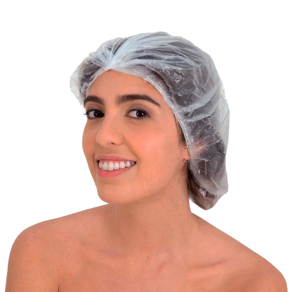 TOUCA PARA BANHO DESCARTÁVEL PCTE C/ 6 UNIDADES