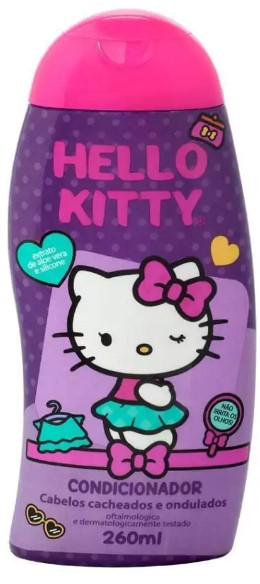 CONDICIONADOR HELLO KITTY CABELOS CACHEADOS 260ML