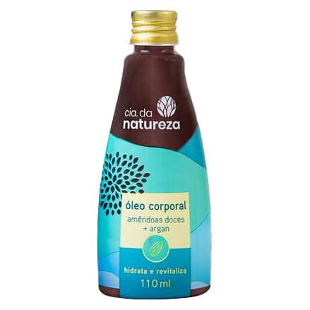 ÓLEO CORPORAL CIA DA NATUREZA AMÊNDOAS DOCE +ARGAN 110ML