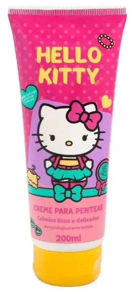 CREME DE PENTEAR HELLO KITTY LISOS E DELICADOS 200ML