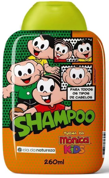 SHAMPOO TURMA DA MÔNICA KIDS TODOS OS TIPOS DE CABELOS 260ML