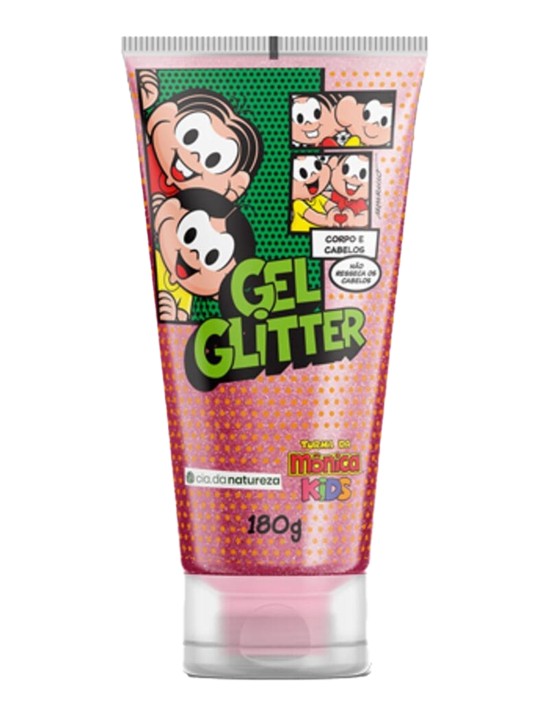 GEL GLITTER CIA DA NATUREZA TURMA DA MÔNICA KIDS 180G