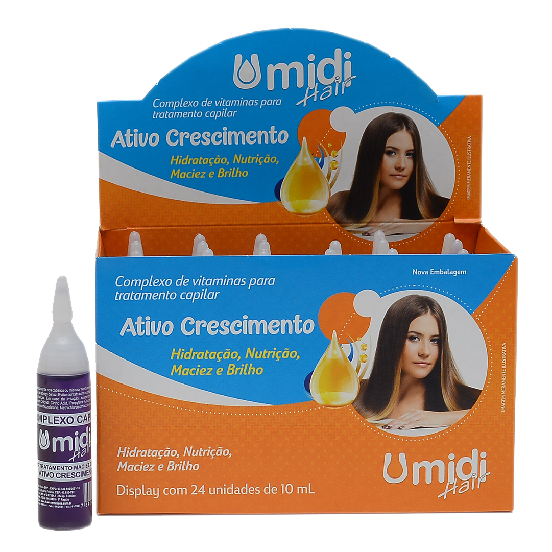 VIT U.HAIR ATIV.CRESCIM 10ML C/24