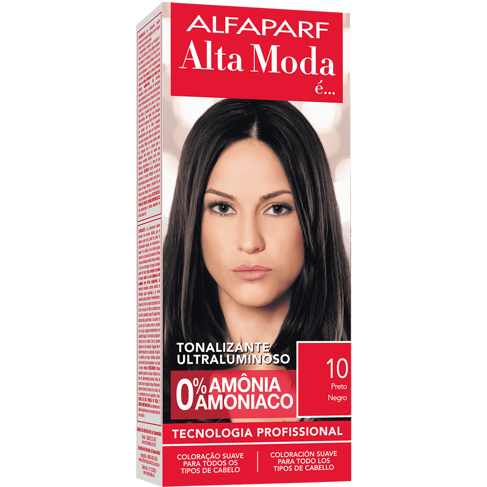 TONALIZANTE ALFAPARF ALTA MODA 1.0 PRETO 120G