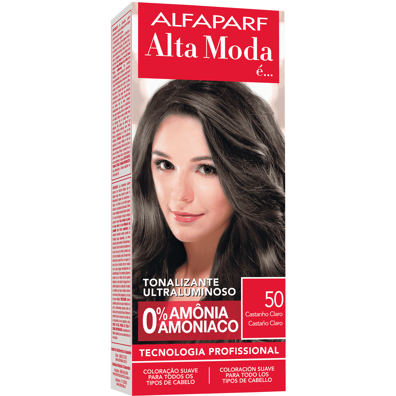 TONALIZANTE ALFAPARF ALTA MODA 5.0 CASTANHO CLARO 120G