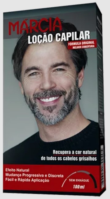 LOÇÃO CAPILAR MÁRCIA MASCULINA