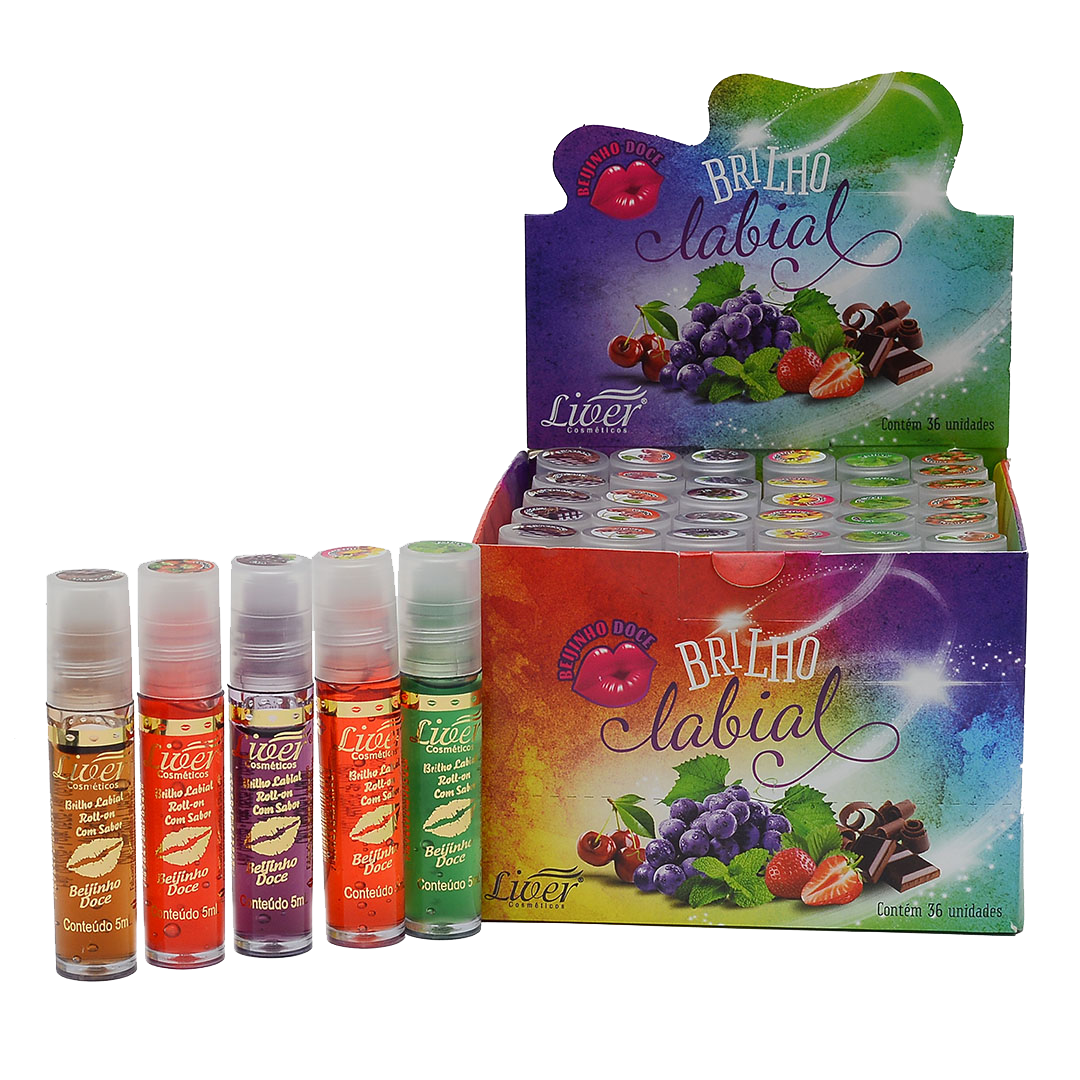 BRILHO LABIAL LIVER BEIJINHO DOCE C/36