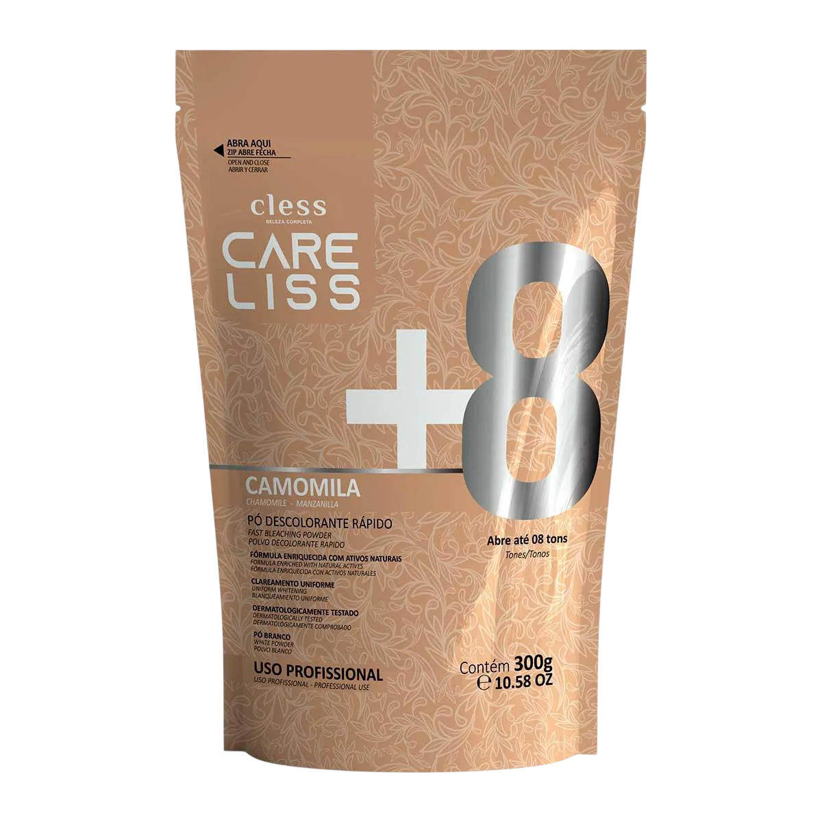 Pó Descolorante Cless Care Liss Camomila Refil 300g