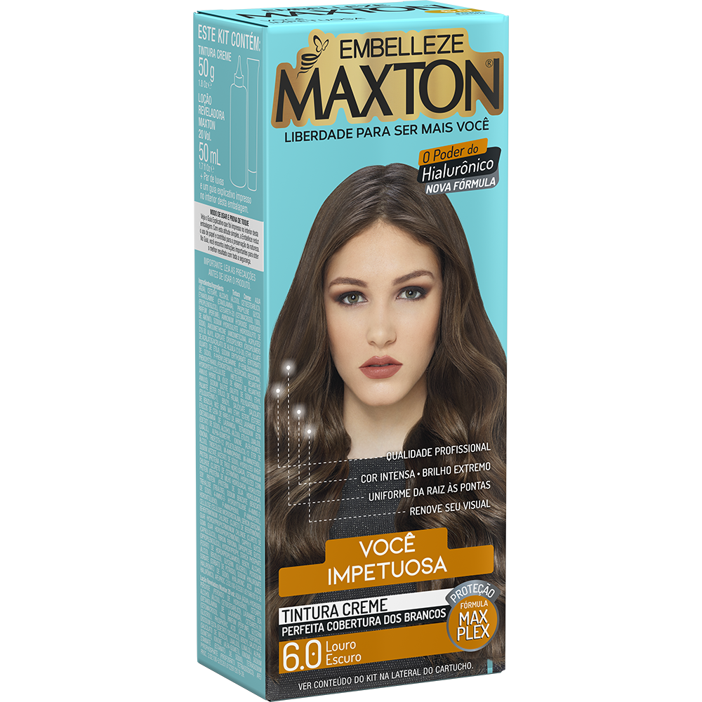 TINTURA MAXTON LOURO ESCURO 6.0 EMBELLEZA