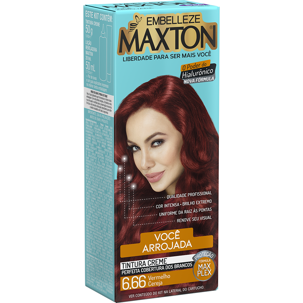 TINTURA MAXTON VERM CEREJA 6.66 EMBELLEZE