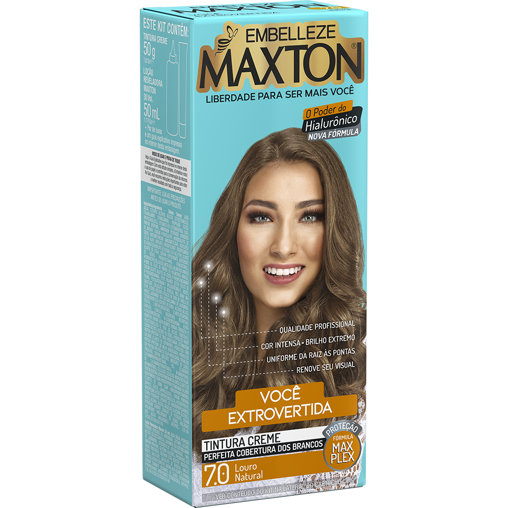 TINTURA MAXTON LOURO NATURAL 7.0 EMBELLEZE