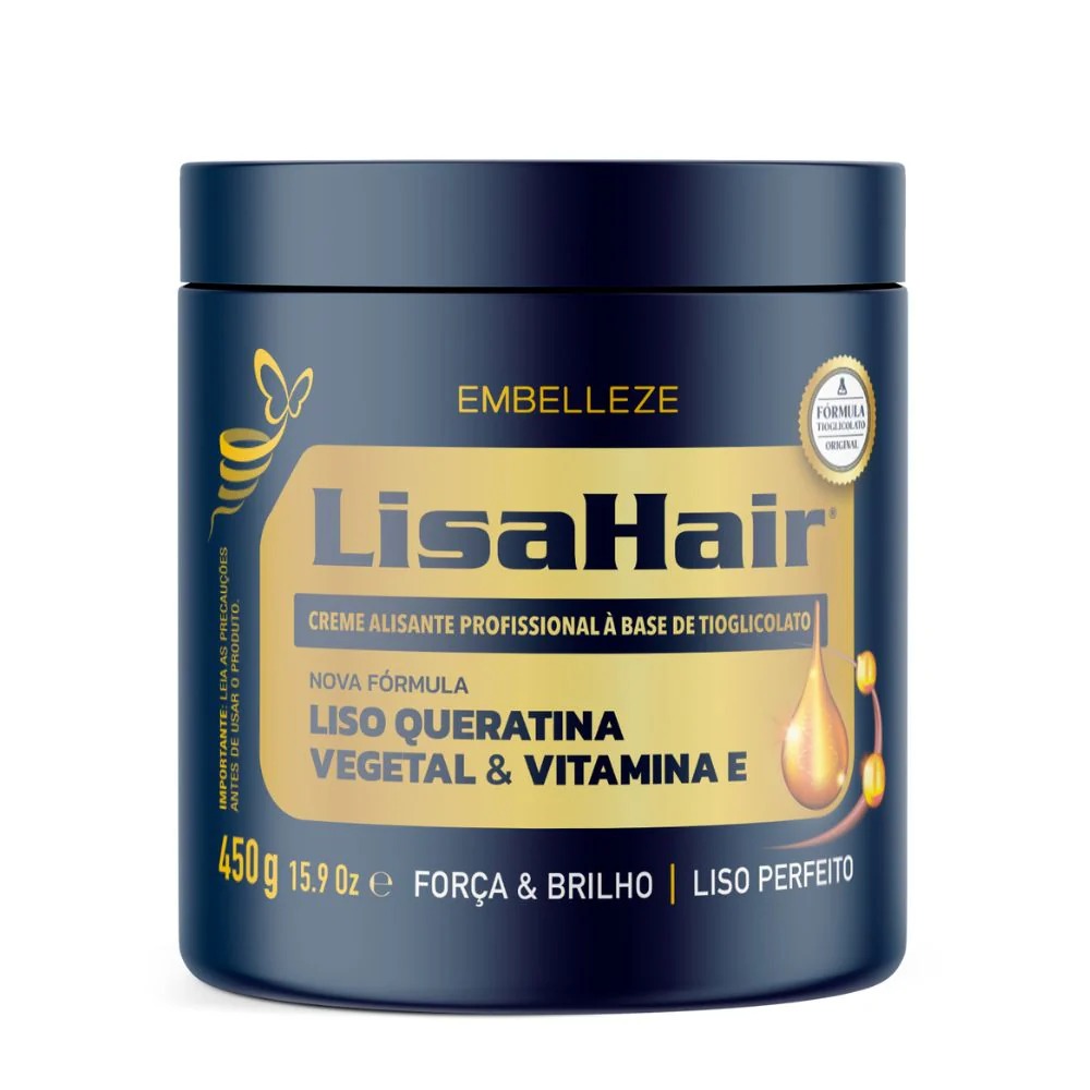 ALISANTE LISAHAIR PROFISSIONAL CREME 450G EMBELLEZE