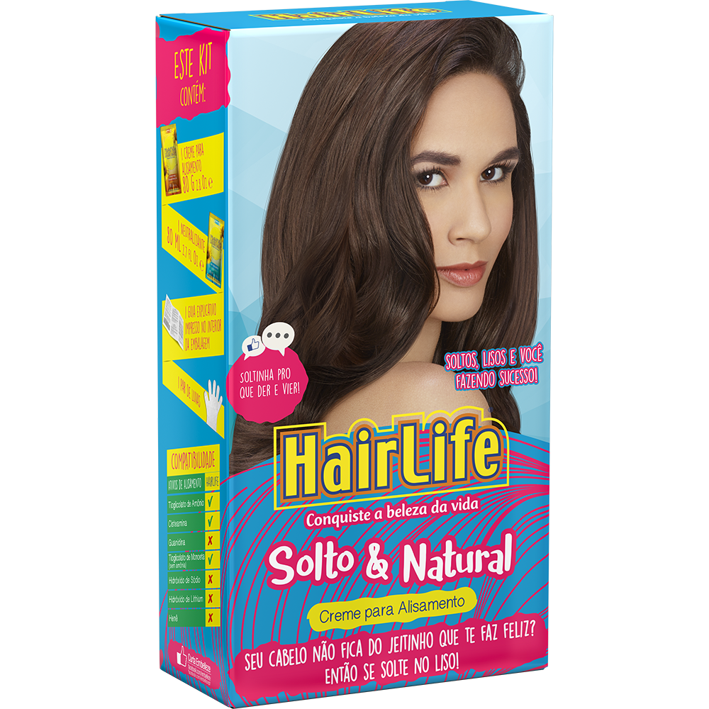 HAIR LIFE SOLTO E NATURAL 180G