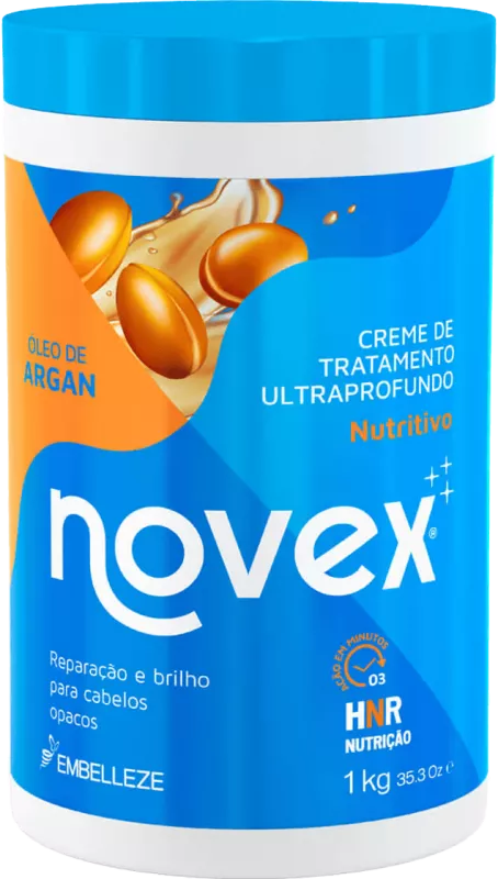 CREME TRATAMENTO NOVEX OLEO DE ARGAN 1KG EMBELLEZE
