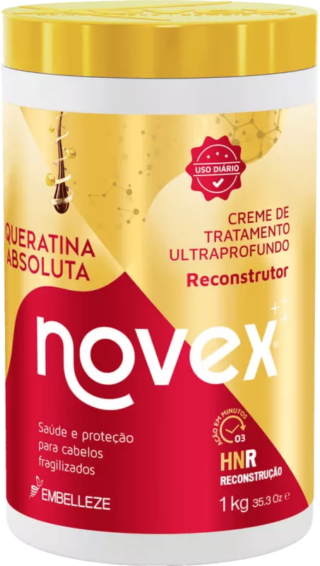 CREME TRATAMENTO NOVEX QUERAT ABSOLUTA 1KG EMBELLEZE