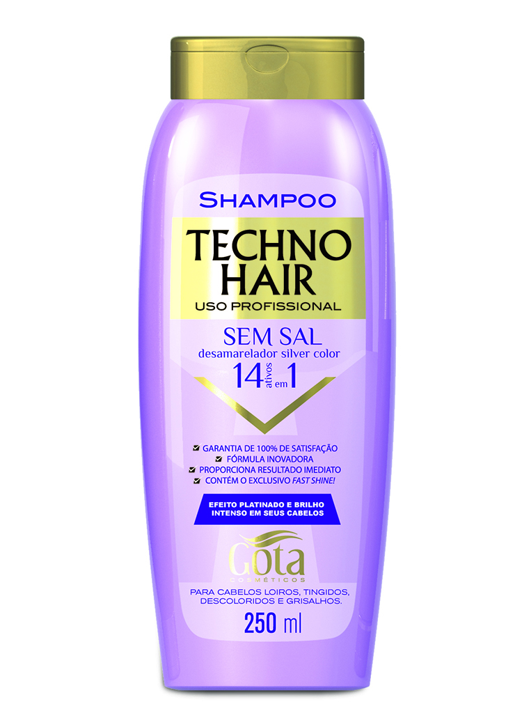 SHAMPOO TECHNO HAIR DESAMARELADOR SILVER COLOR 250ML
