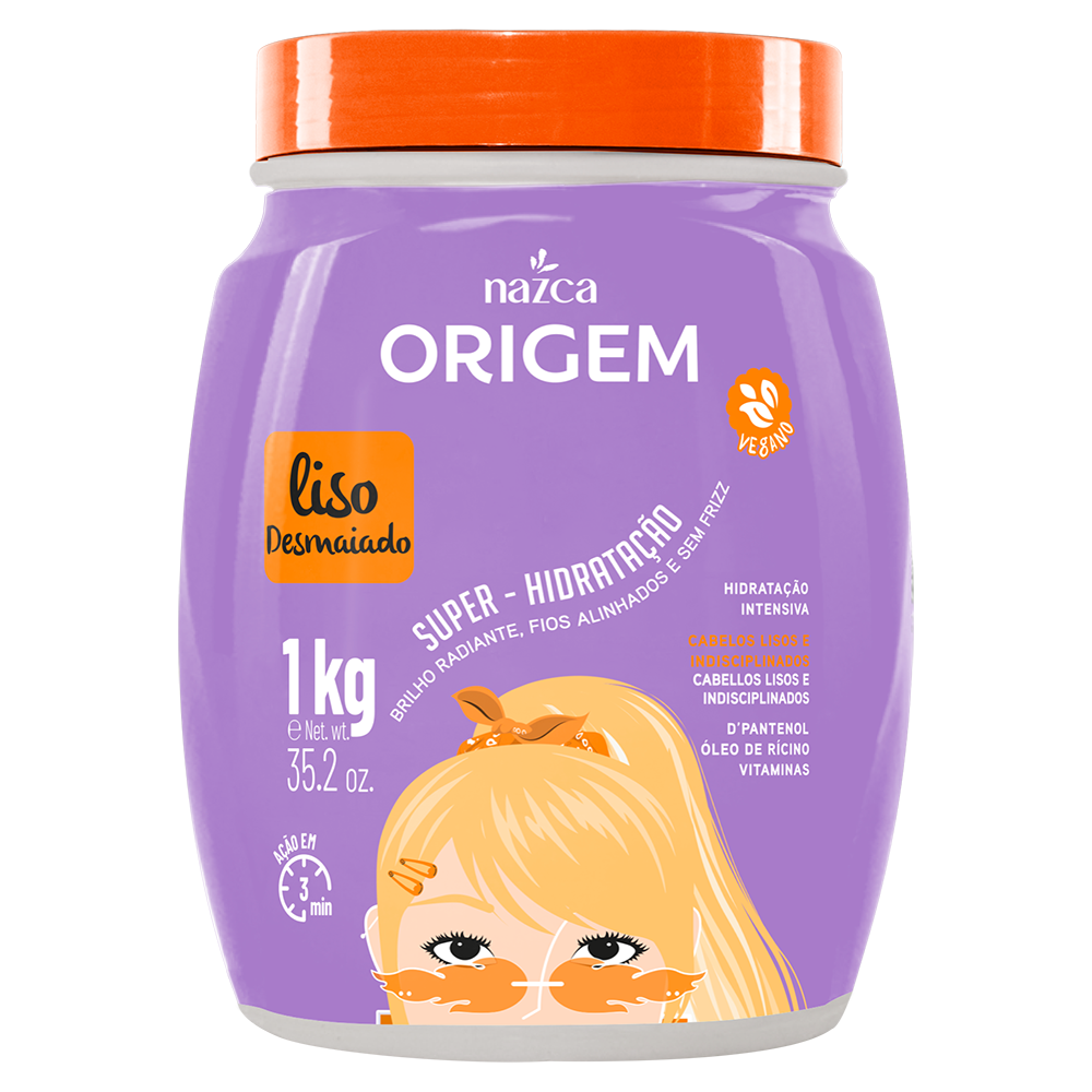 Creme de Hidratação Origem Liso Desmaiado 1kg