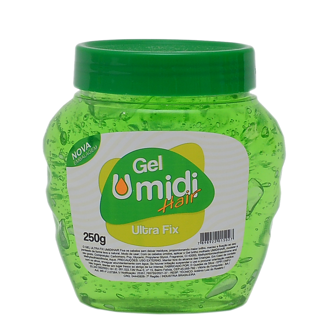 GEL U.HAIR POTE VERDE 250G