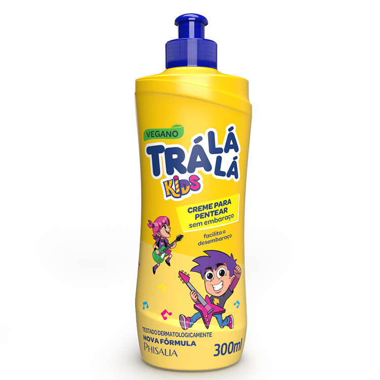 CREME DE PENTEAR TRÁ LÁ LÁ KIDS SEM EMBARACO 12X300G