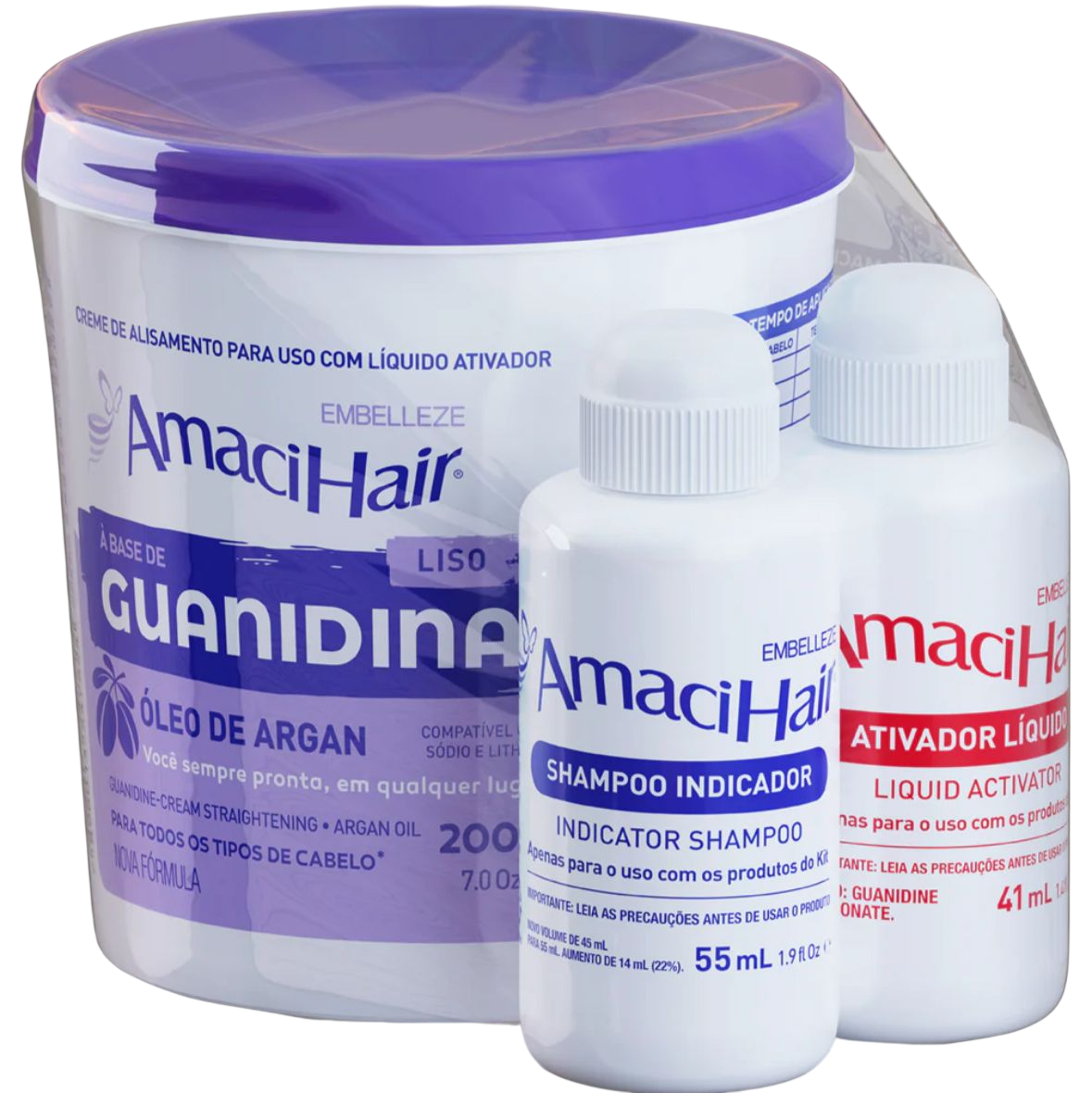 CREME RELAXAMENTO AMACIHAIR LISO 200G EMBELLEZE