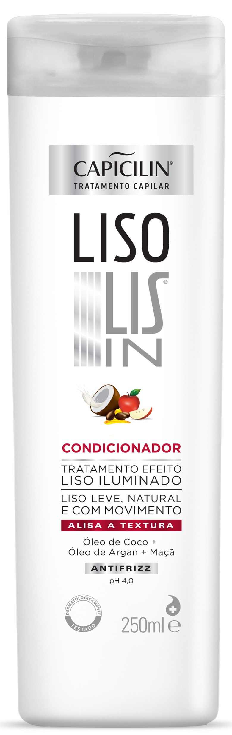 Condicionador Capicilin Liso Lis In 250ml