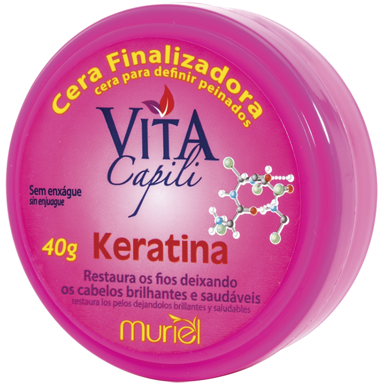 CERA FINALIZADORA CAPILAR QUERATINA 40G