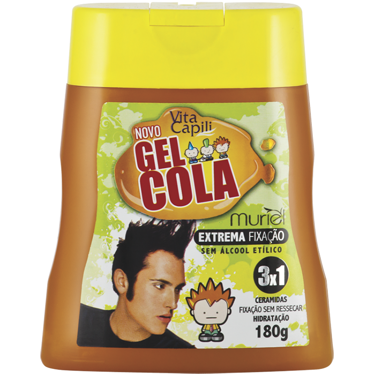 GEL COLA VITA CAPILI VERTICAL LARANJA 180G