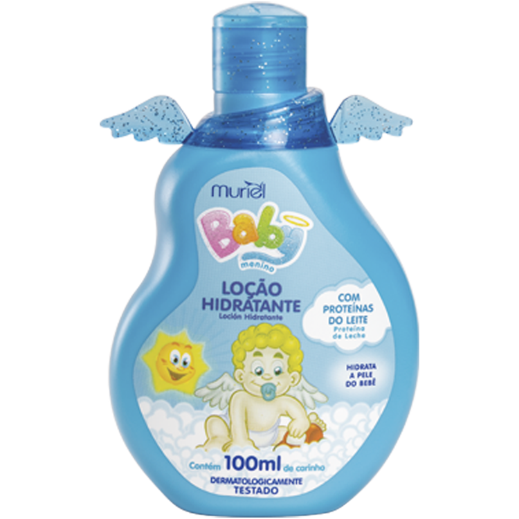 LOCAO HIDRATANTE BABY MURIEL AZUL 100ML