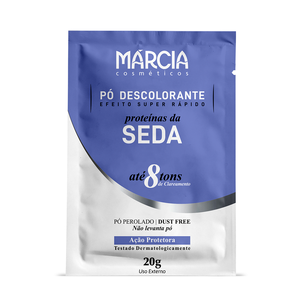 DESCOLORANTE MÁRCIA PROTEÍNAS DA SEDA 20G COM 12
