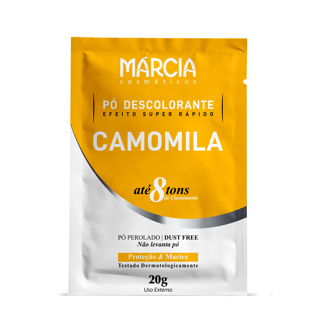 DESCOLORANTE MÁRCIA CAMOMILA 20G COM 12