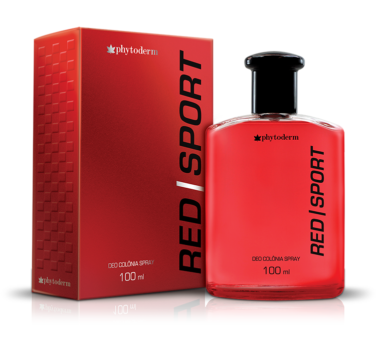 DEO COLÔNIA RED SPORT PHYTODERM- PERFUME MASCULINO - 100ML