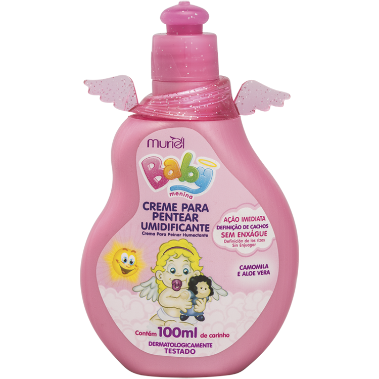 CREME PENTEAR UMIDIFICANTE BABY MURIEL ROSA 100ML